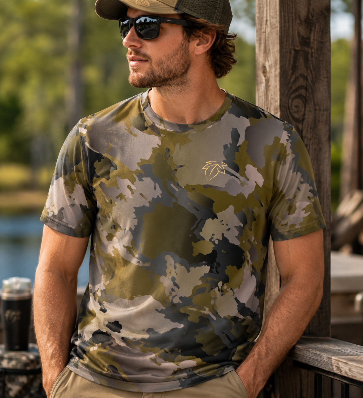 The Casual Camo Company Men’s Cotton Crew Neck