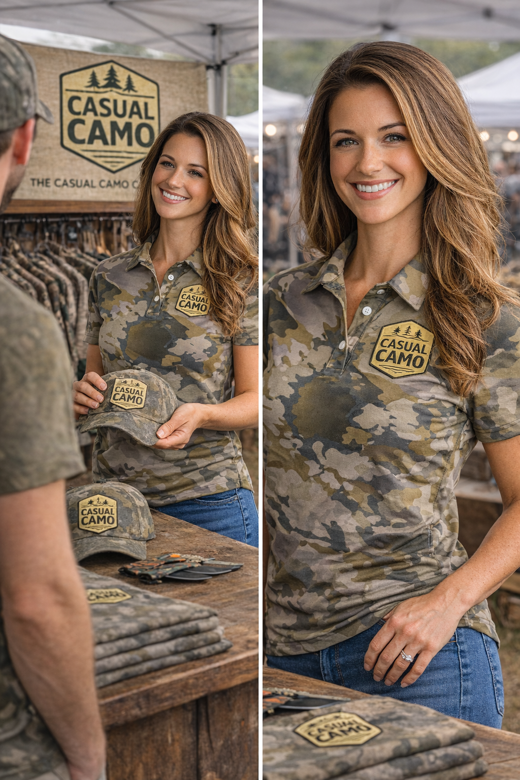 The Casual Camo Company Polo