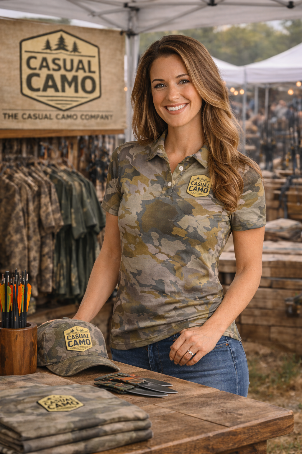 The Casual Camo Company Polo
