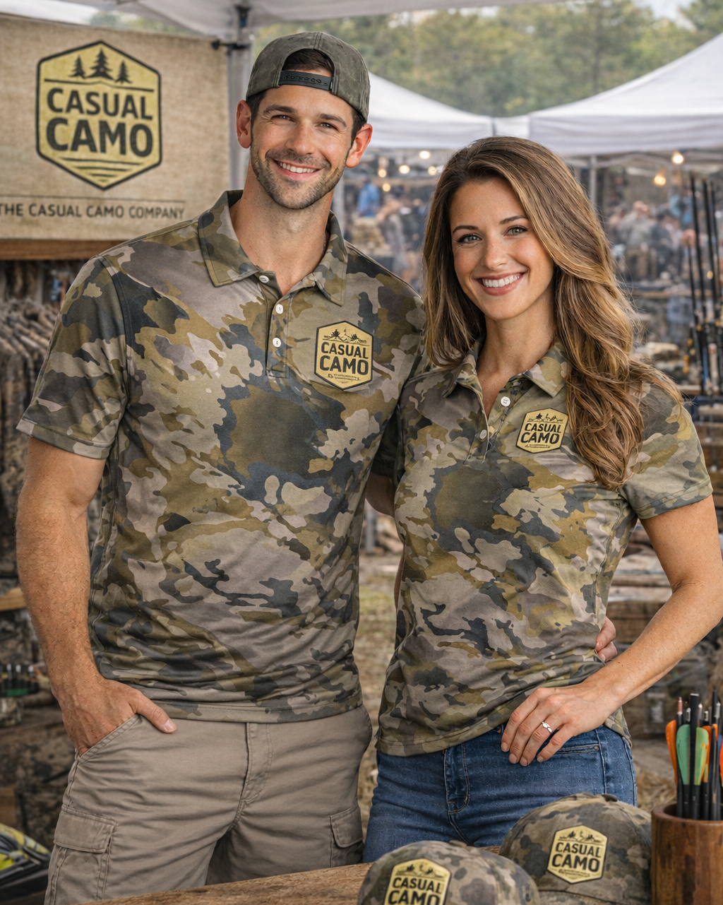 The Casual Camo Company Polo